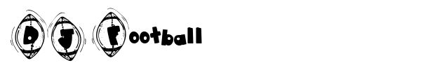 DJ Football font preview